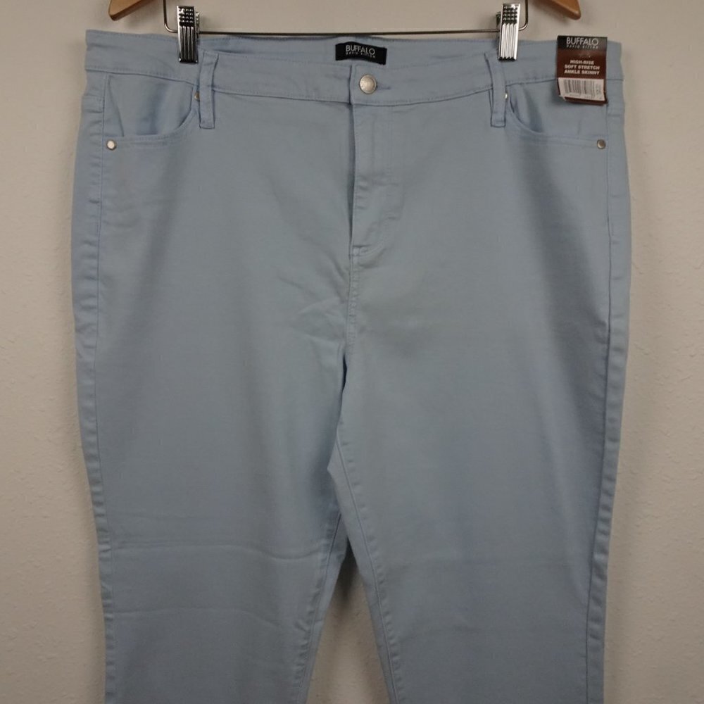 Buffalo David Bitton High Rise Jeans Women's Size 18 Blue Stretch - Picture 2 of 9